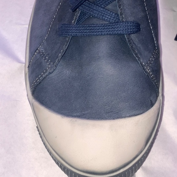 Softinos Blue leather sneakers - Picture 8 of 12
